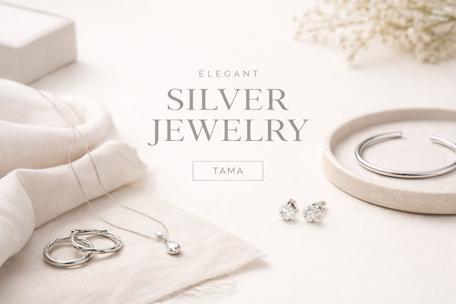 Wearing TAMA silver ring